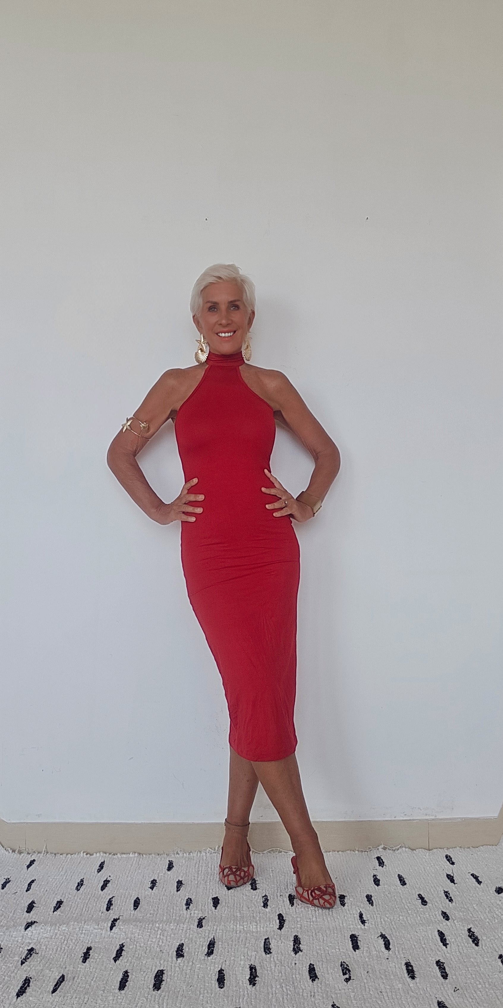 Halter Midi Dress Call Me A Gypsy Halter Midi Dress Call Me A Gypsy