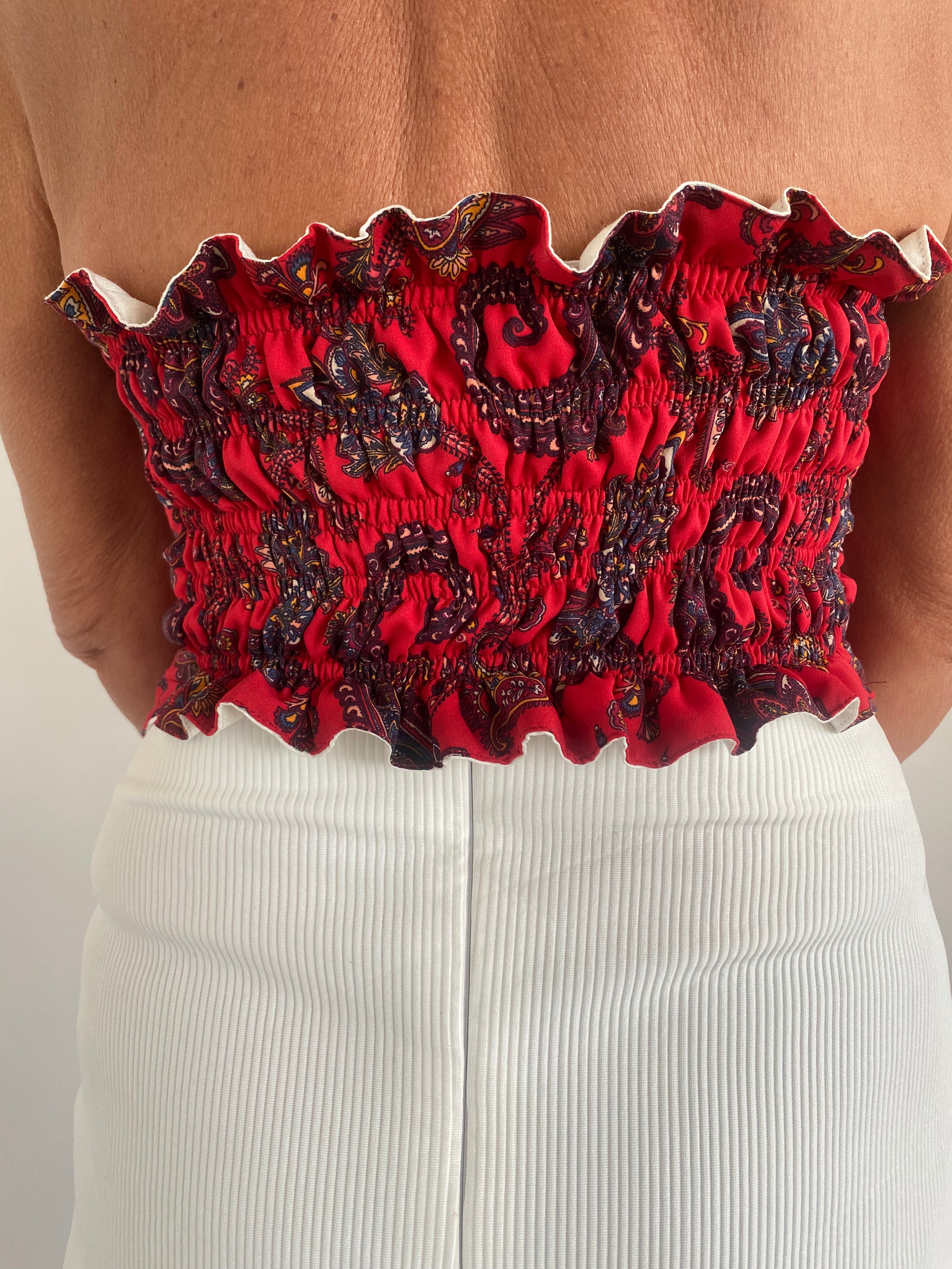 Halter Neck Button-Up Vest