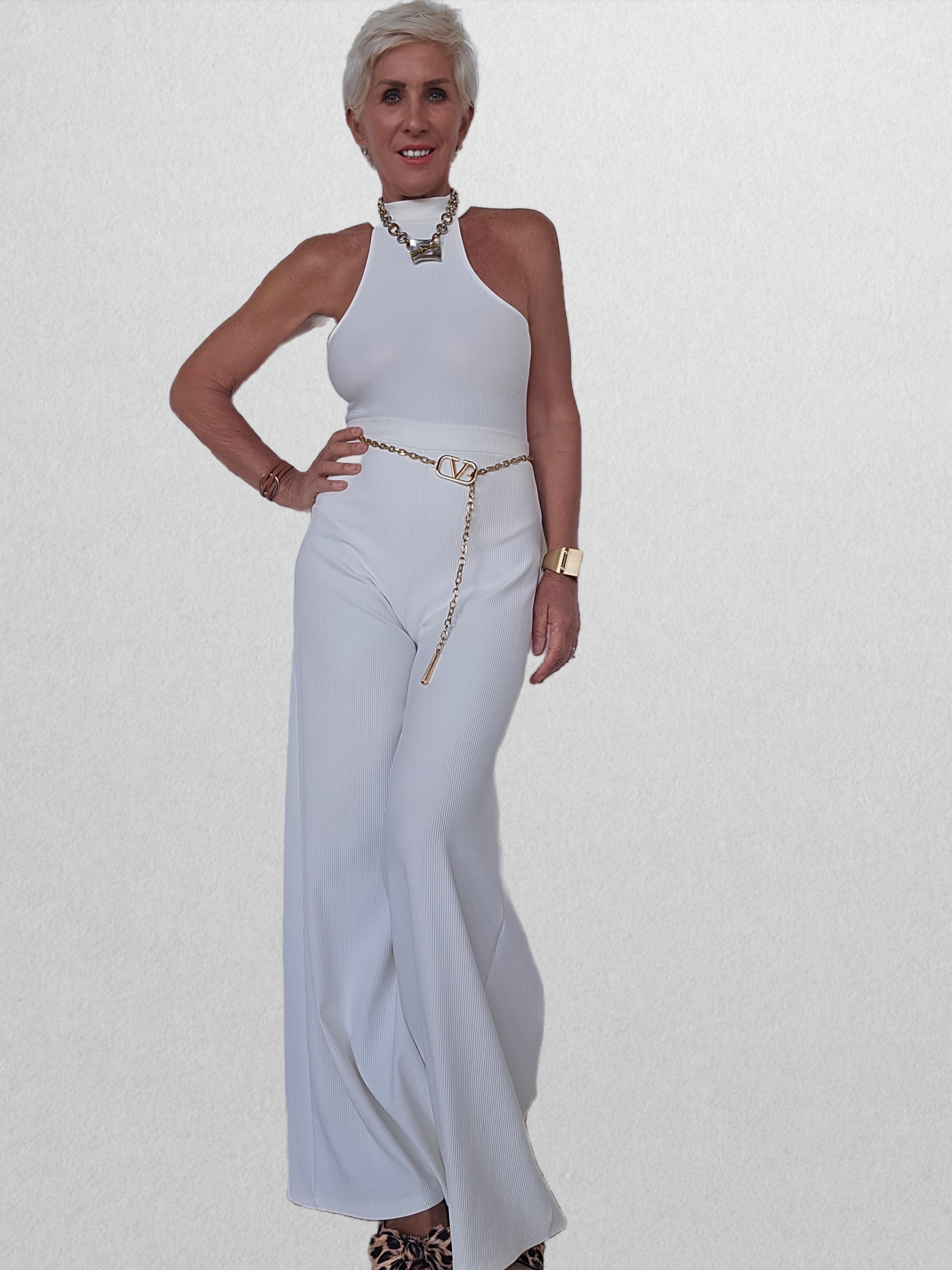 Stretch Palazzo Pants