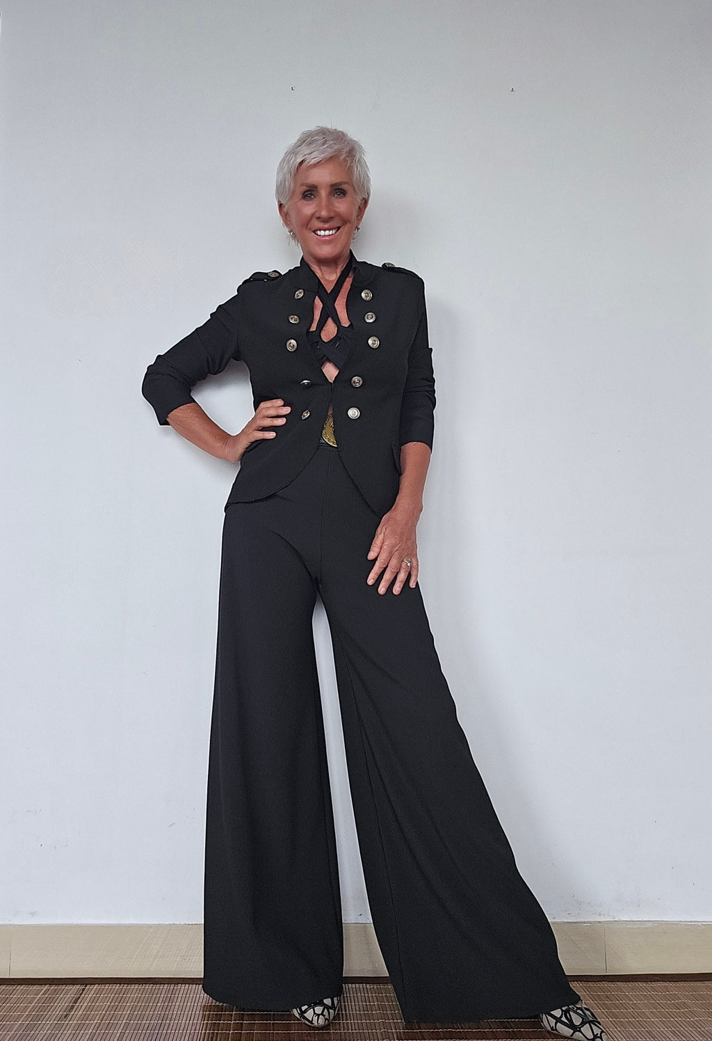 Stretch Palazzo Pants
