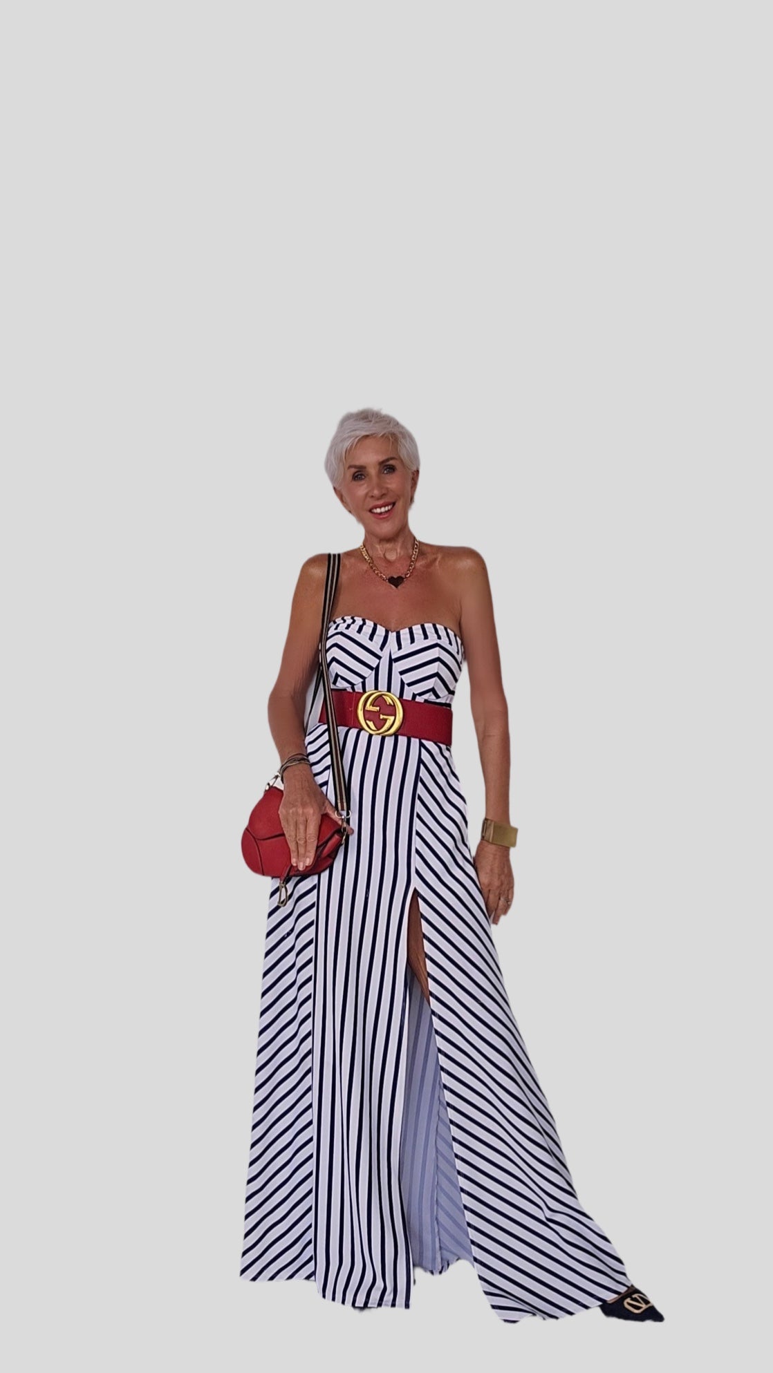 The Riviera Stripe Maxi