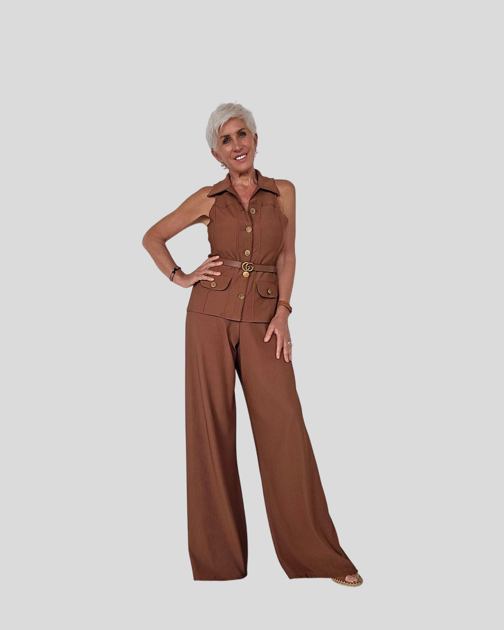 Stretch Palazzo Pants