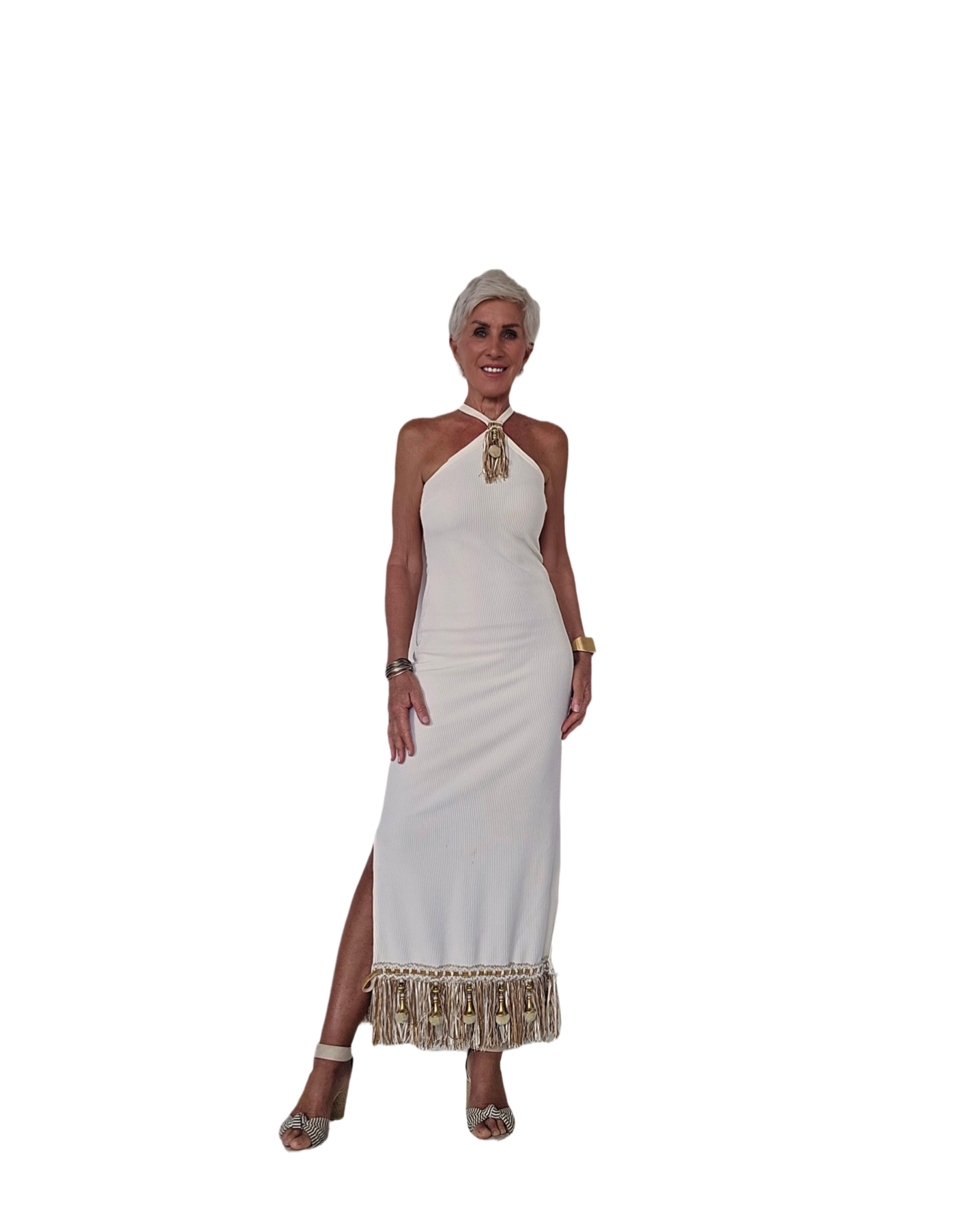 The Isla Halter Maxi Dress