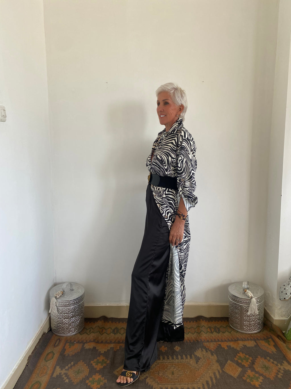 Button-Up Maxi Shirt Dress