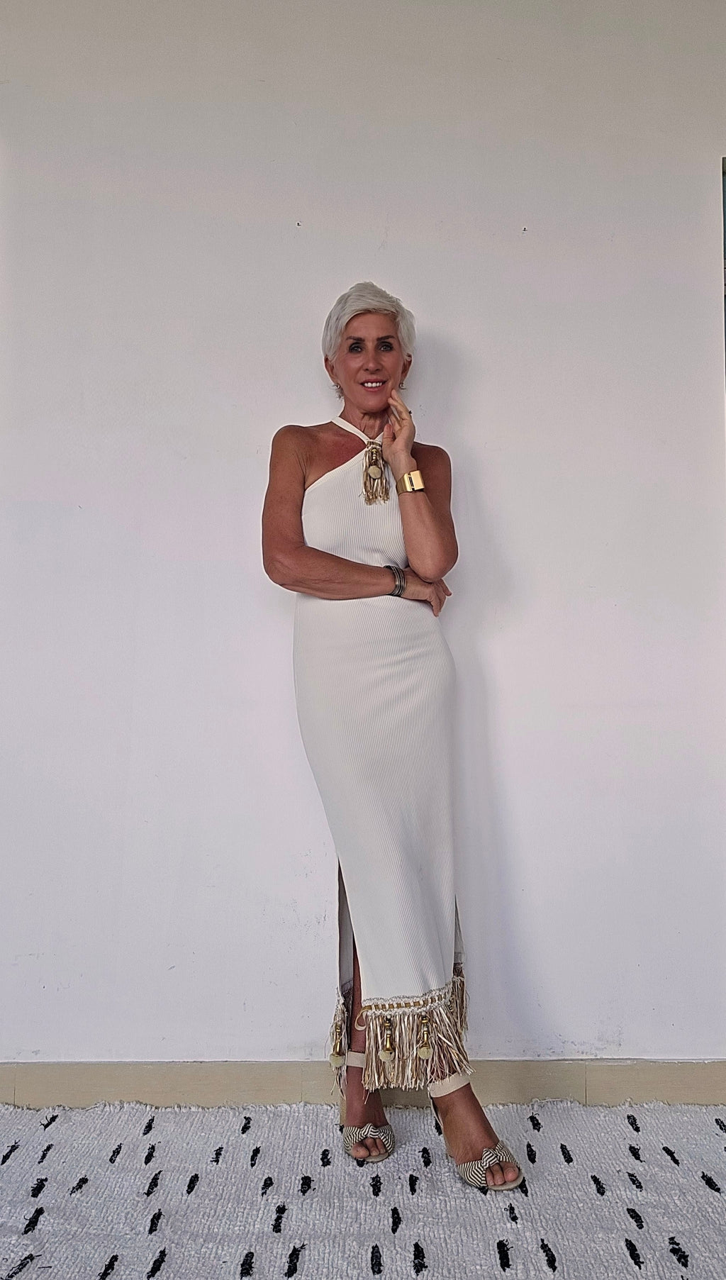 The Isla Halter Maxi Dress