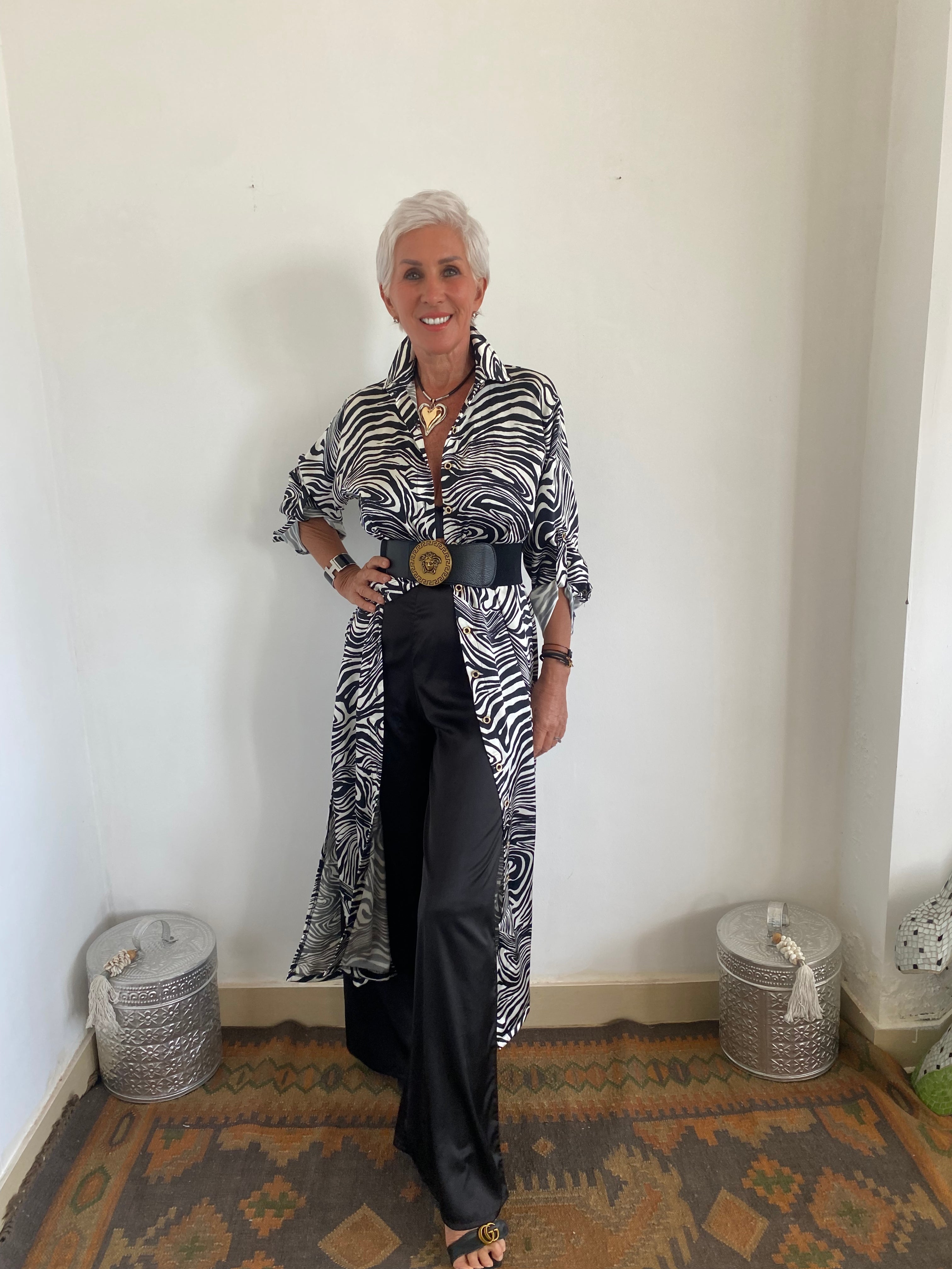 Button-Up Maxi Shirt Dress