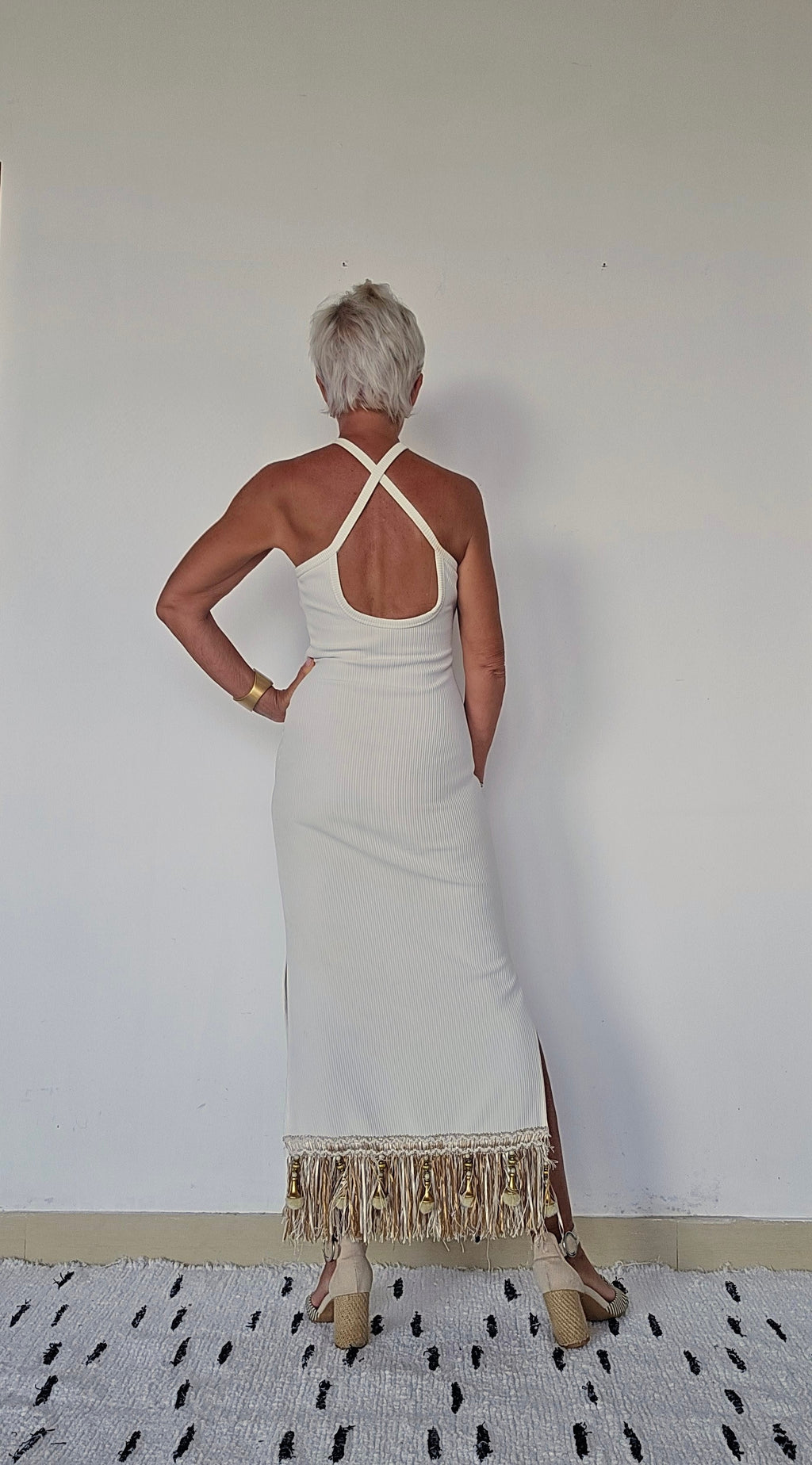 The Isla Halter Maxi Dress