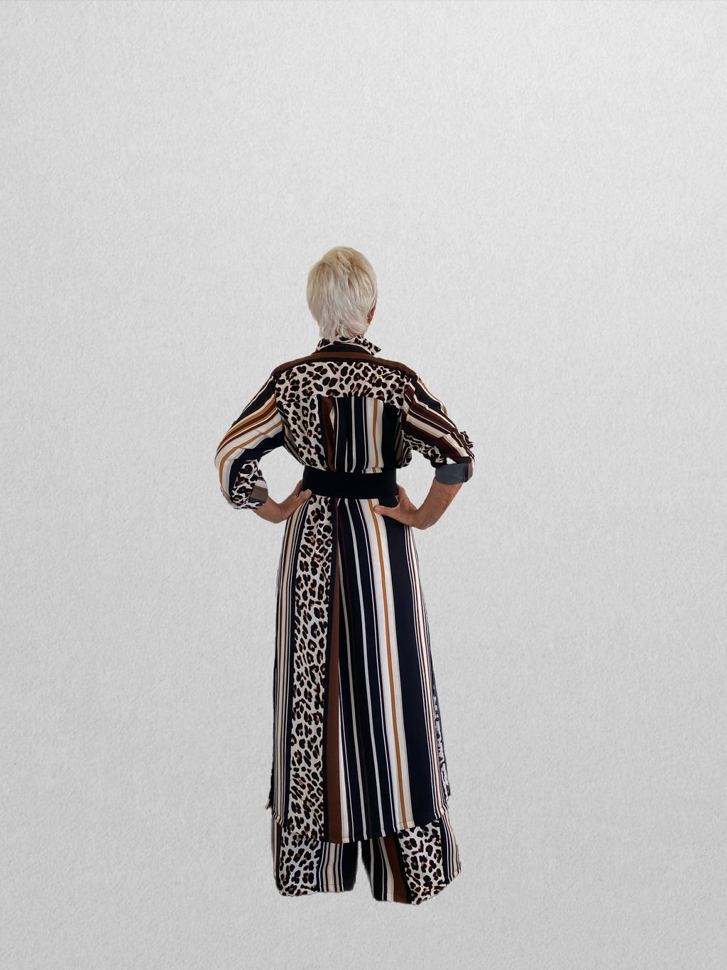 Button-Up Maxi Shirt Dress