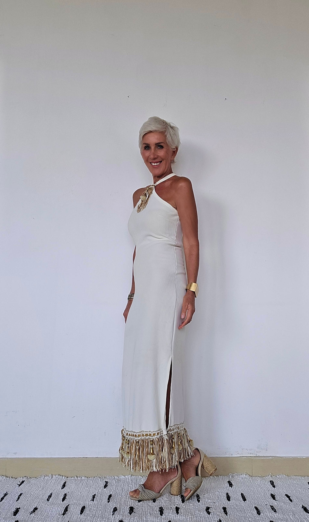 The Isla Halter Maxi Dress