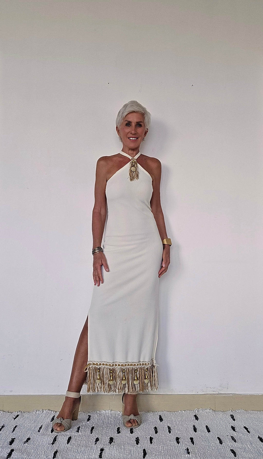 The Isla Halter Maxi Dress