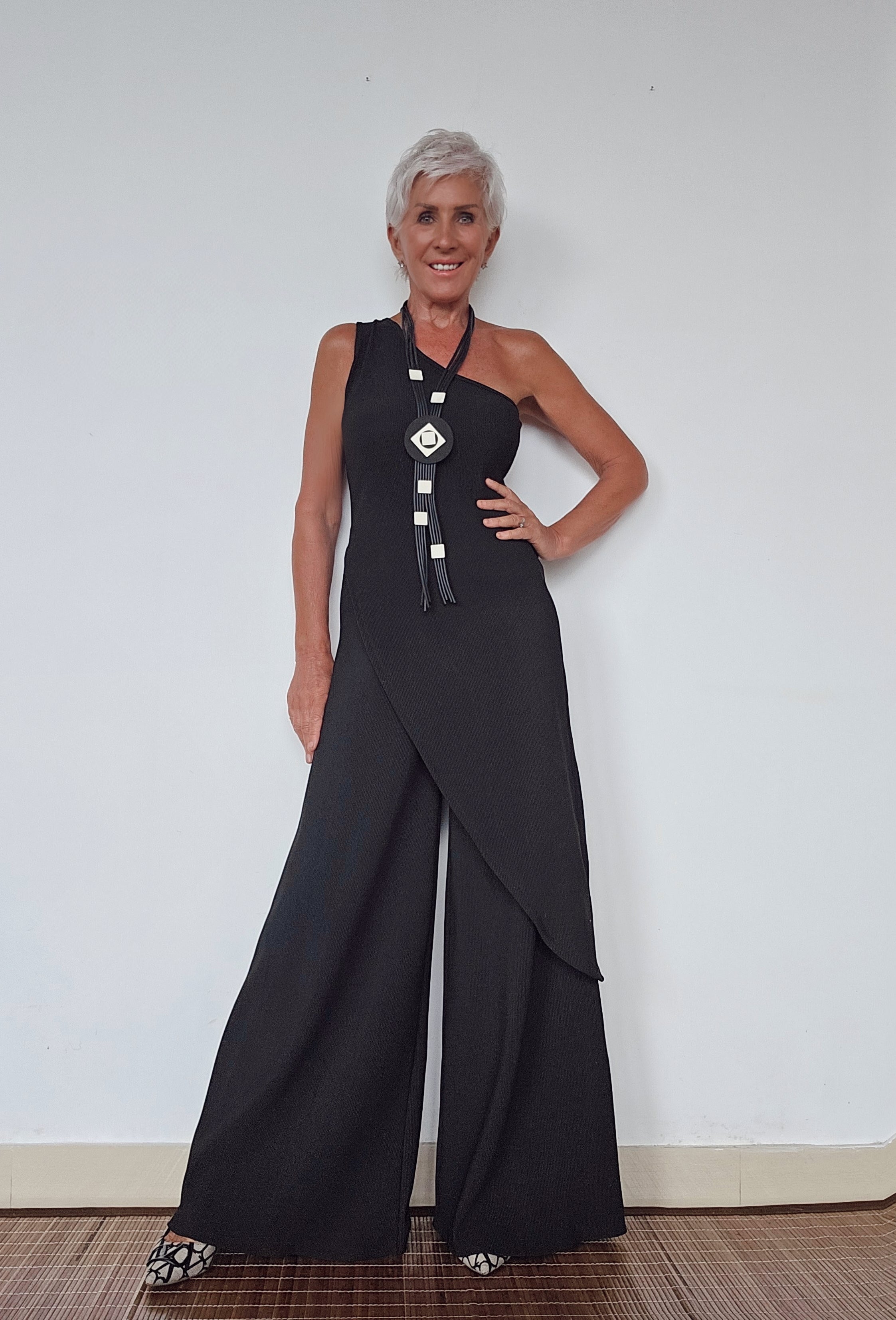 One-Shoulder Angled Top